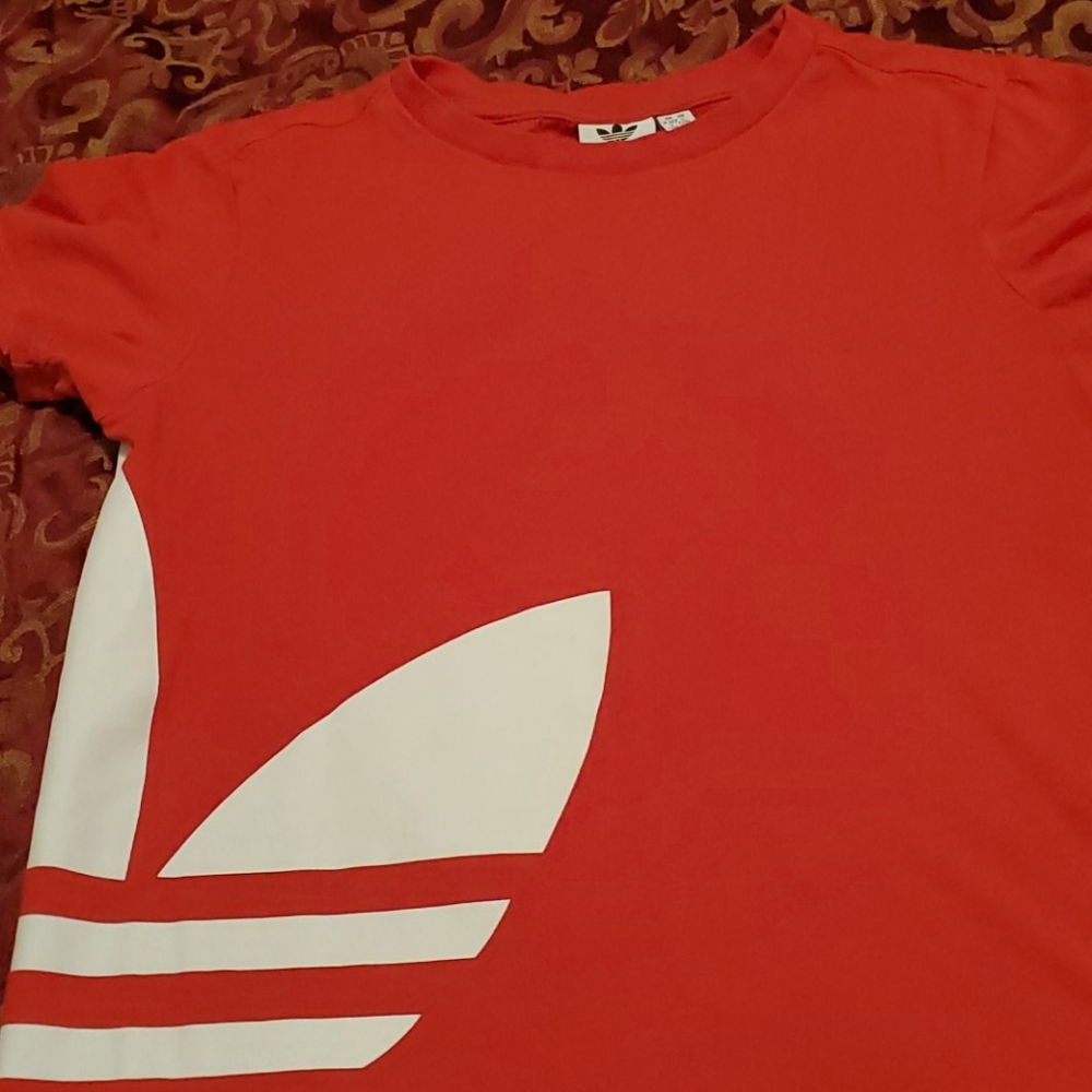 Red Adidas shirt Unisex